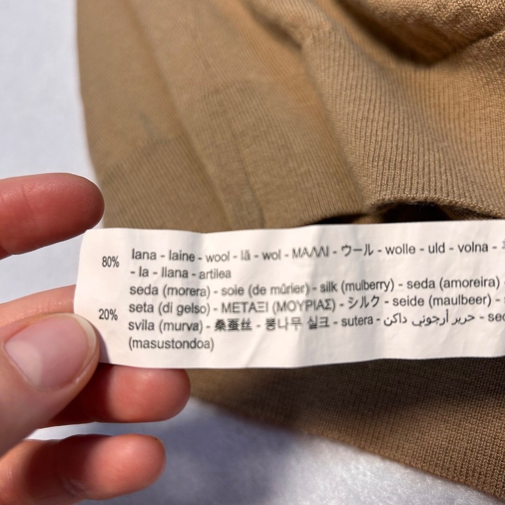 Zara Elevated Basic Neutral Crew Neck Pullover Sw… - image 5